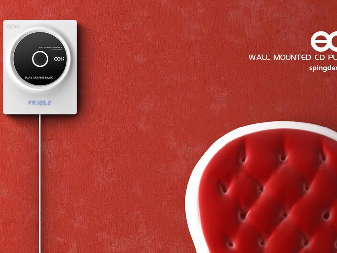 壁掛式智能CD音響模具